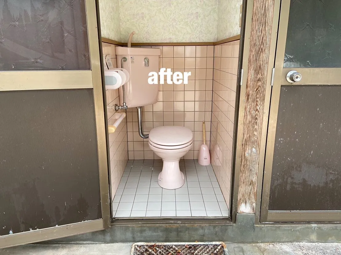 鳥取県境港市でトイレ清掃を行いました。